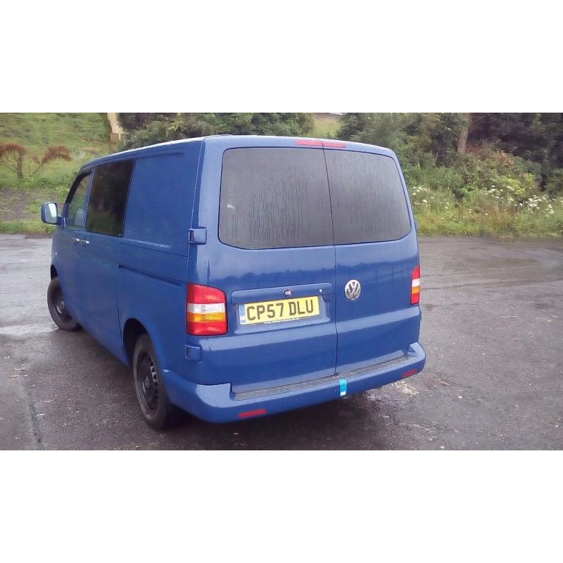 vw t5 t28 102 bhp tdi swb van, dayvan, camper one off funky build.