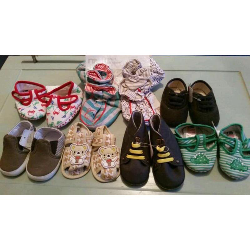 Baby boys pram shoes