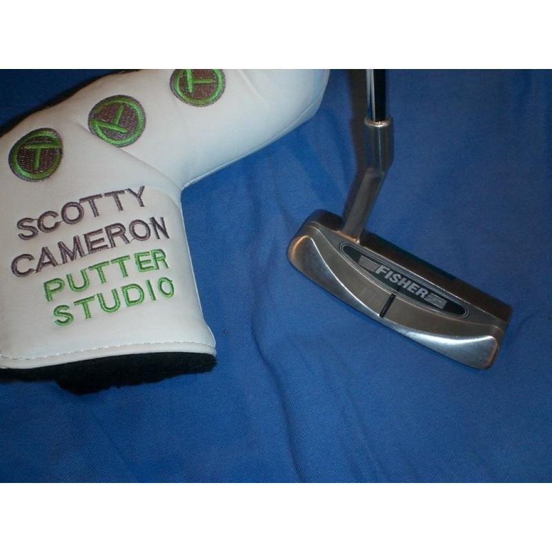 fisher cts-2 putter with new scotty cameron cover