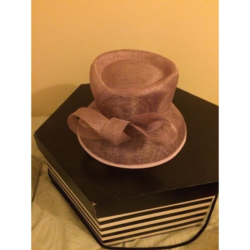 Lilac "wedding" hat