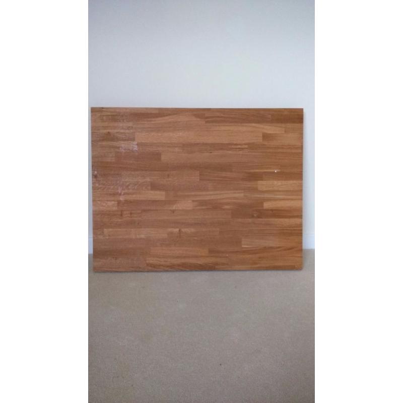 Solid oak worktop