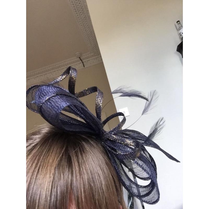 Beautiful new Linea Navy blue fascinator