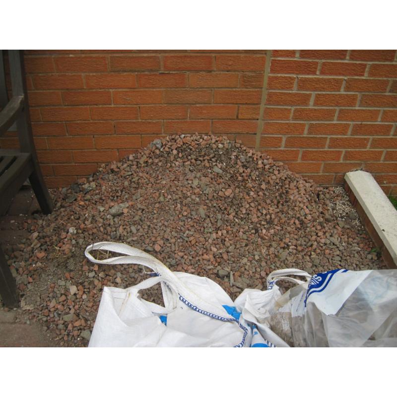 Small pile of hard core for free