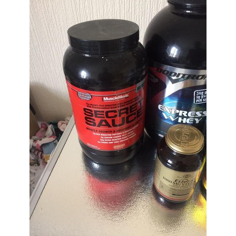 Used supplements stack