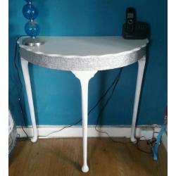 Lovely white shabby chic hall table