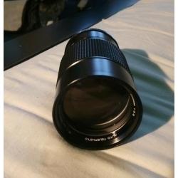 Vivitar 200 mm 1:3.5 lens Auto Telephoto