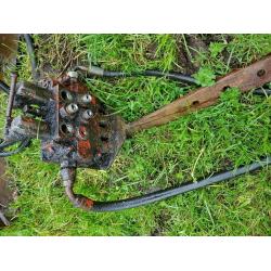 Hydraulic rams, spool chest, john deere stability arms, tractor tyres, silencer box