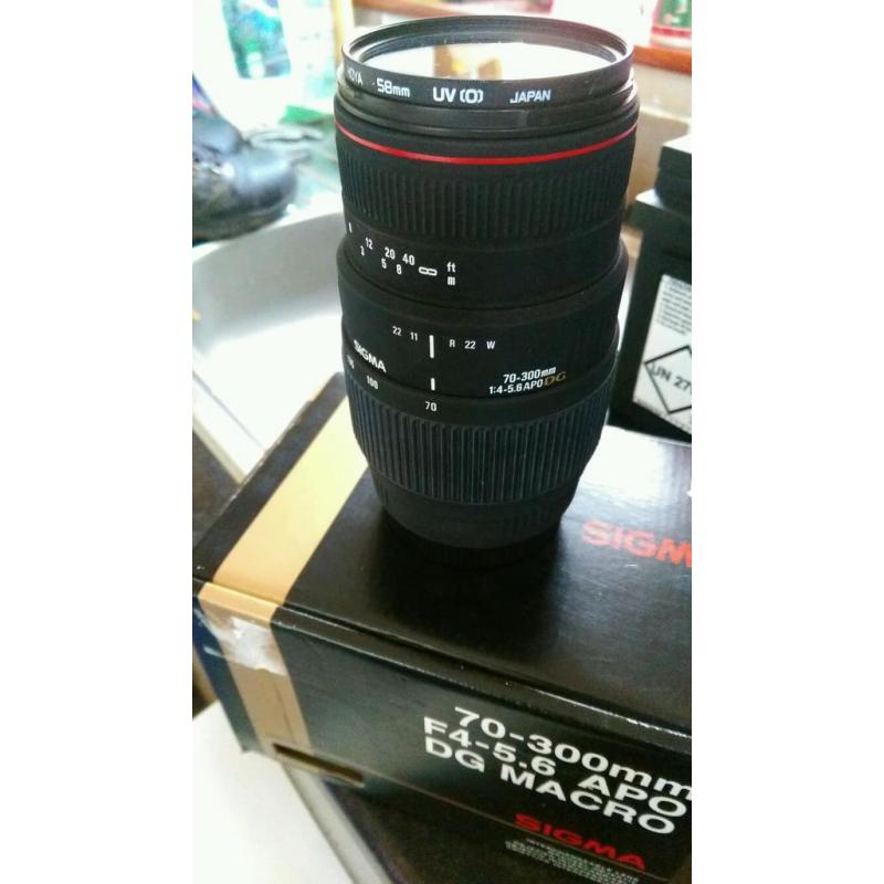 Canon sigma lens