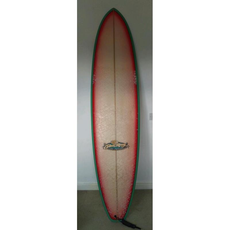 Fantastic 7,6 Ft Glen D'arcy surfboard