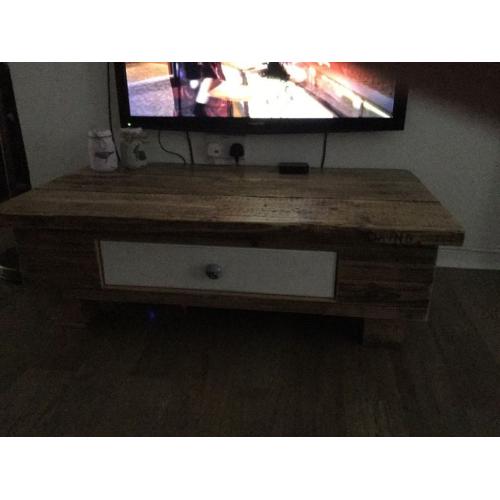 Handmade wooden coffee table