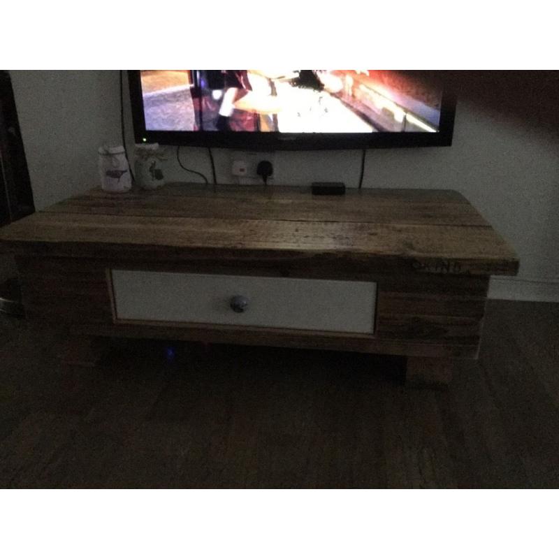 Handmade wooden coffee table
