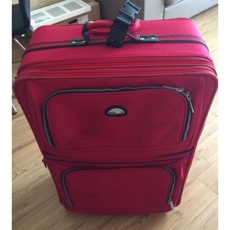 Ex large expandable luggage travel suitcase