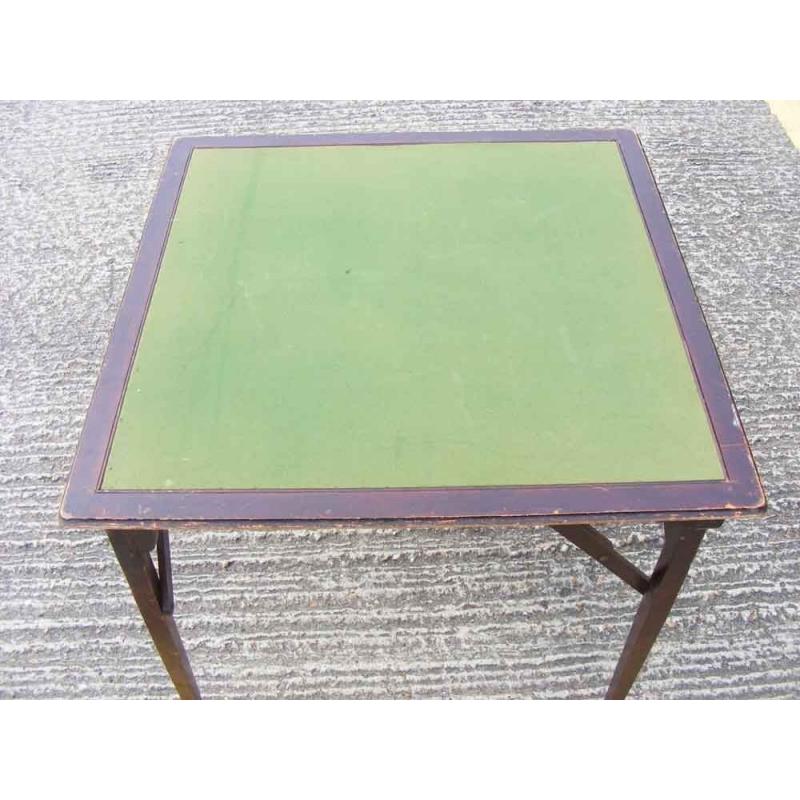 Vintage 1930's folding card table. Ideal for cards, games, picnics or table fairs.