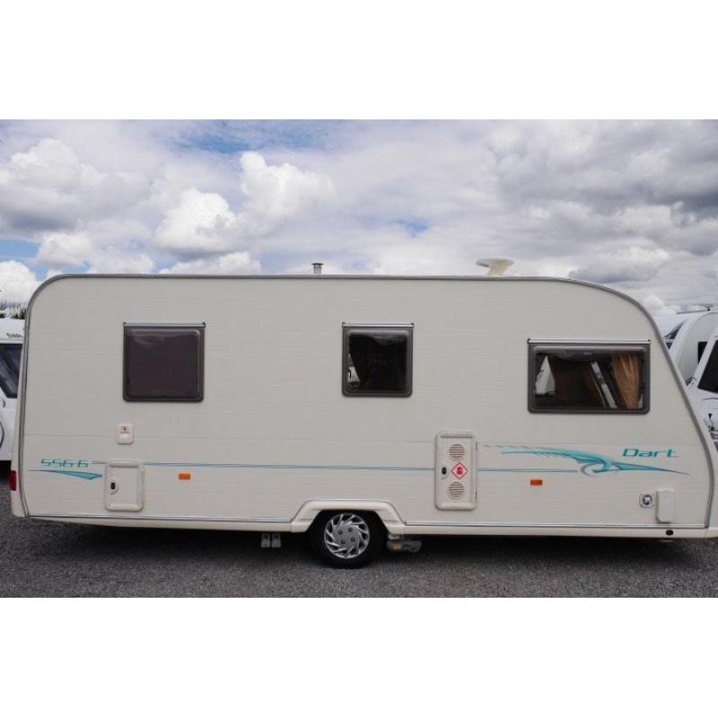 2005 Avondale Dart 556/6 6 Berth Caravan Fixed Bunks