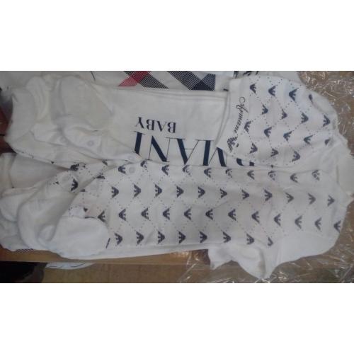 Baby designer sets Armani baby and Burberry