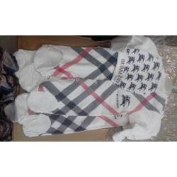 Baby designer sets Armani baby and Burberry