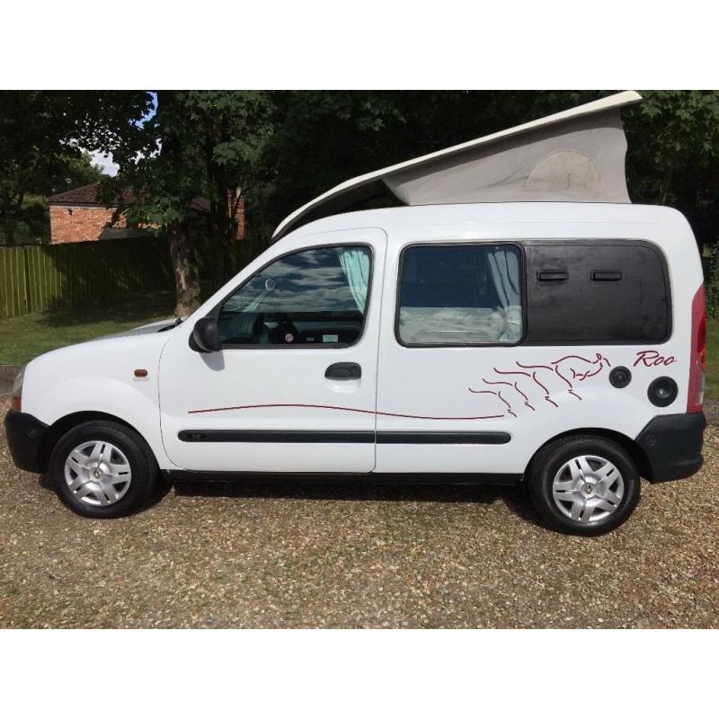 JC Leisure ROO 2 Berth Camper Van - 1999 Renault Kangoo - Rare White! - Part Ex Welcome