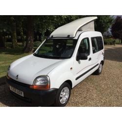 JC Leisure ROO 2 Berth Camper Van - 1999 Renault Kangoo - Rare White! - Part Ex Welcome