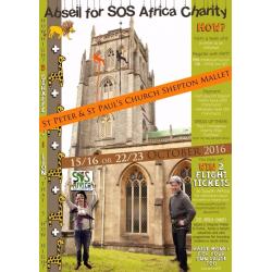 Charity Abseil Fundraising Event from St Peter and St Paul's Church Shepton Mallet