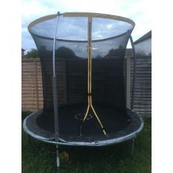 8FT Trampoline With Safety Net Enclosure