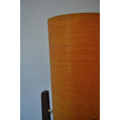 1960s Fibreglass and Teak Rocket Foor Lamp