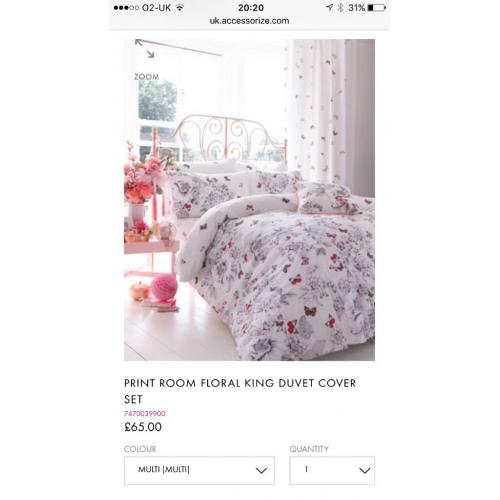 accessorize Bedding set