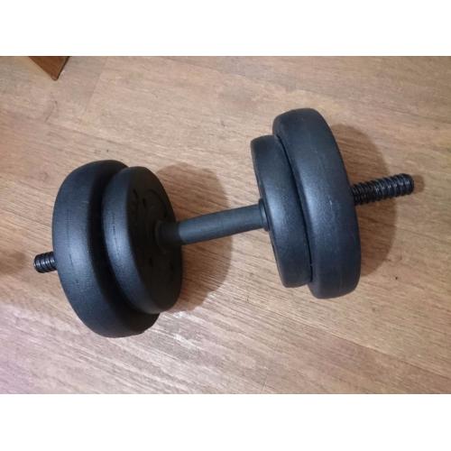 One 7.5 KG Dumbell Set (Vinyl)