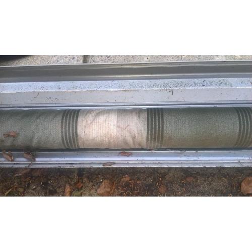 5 metre wide awning.projects 2 metres, used but solid,