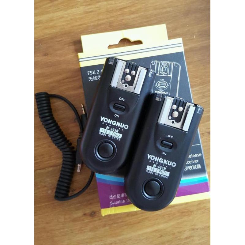 Yongnuo FR-603N wireless flash triggers for Nikon