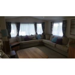 STATIC CARAVAN FOR SALE IN NORTH WALES- SNOWDONIA ON BRYNTEG 5* PARK WITH LARGE DECKING -LOW DEPOSIT