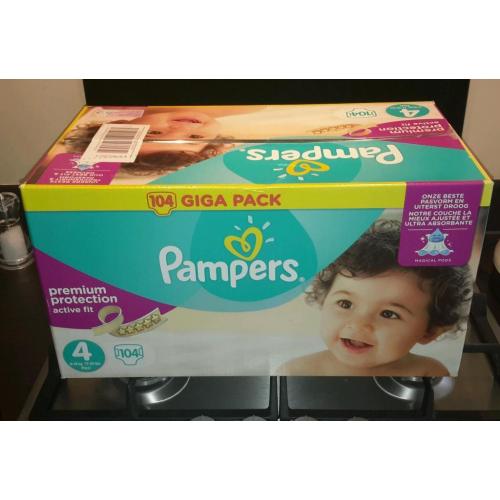 Pampers 104 Pack size 4
