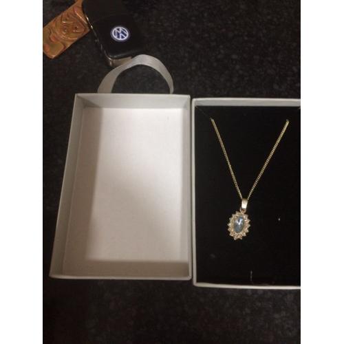 Blue necklace