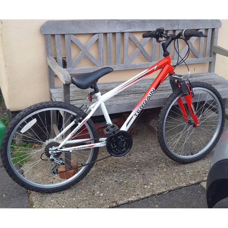 Boys suspension bike