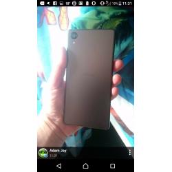 Cracked screen eperia x phone