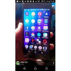 Cracked screen eperia x phone