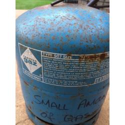 Camping gas bottle