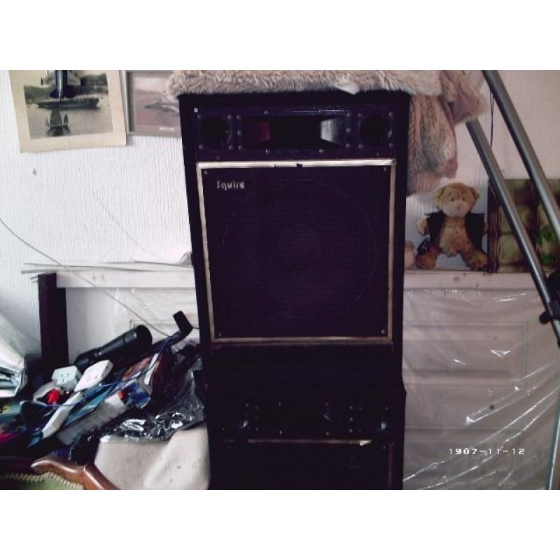 big set of squire speaker cabs