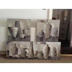 3x canvas pictures
