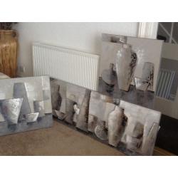 3x canvas pictures