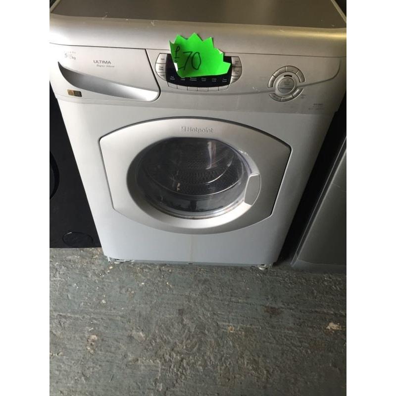 Hotpoint 5+5kg washing machine