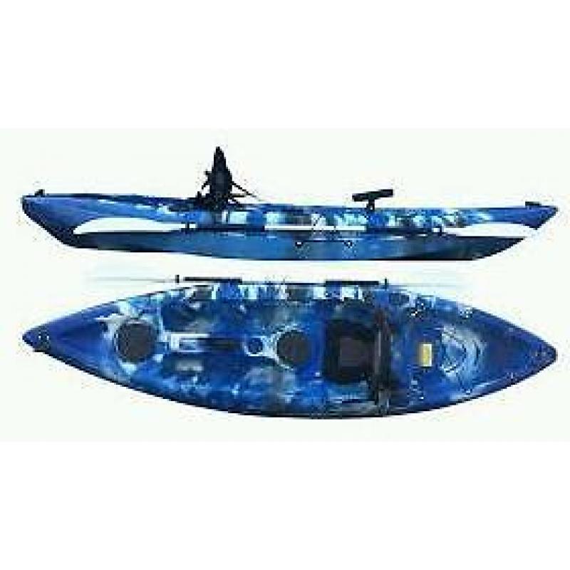 Kayak: Sit-on-top kayak. Brand new unused . Long & wide for increased stability