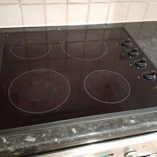 four zone electric ceramic hob in very good condition
