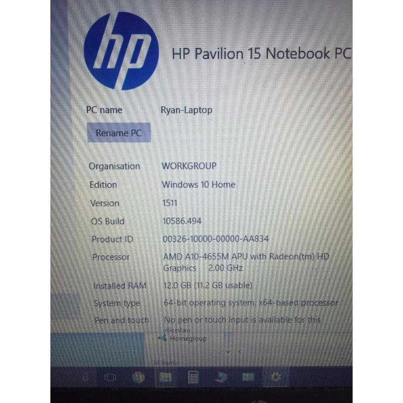 HP Pavilion 15" Laptop