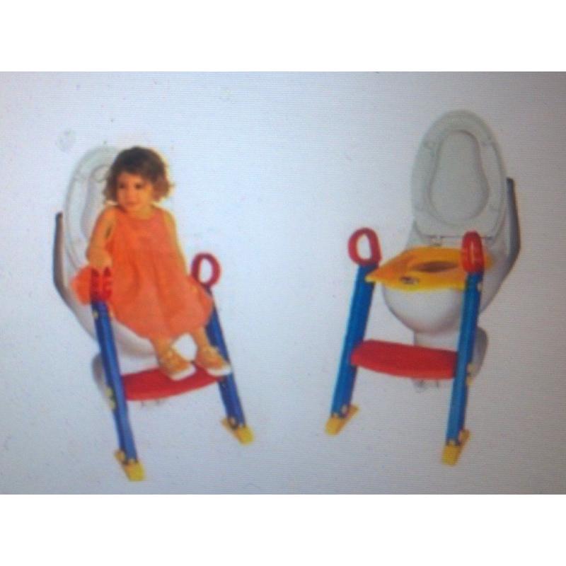 baby toddler potty training toilet seat ladder steps handles