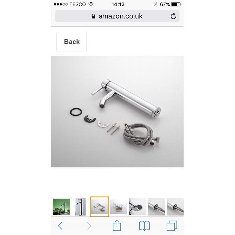 Flip top bathroom tap