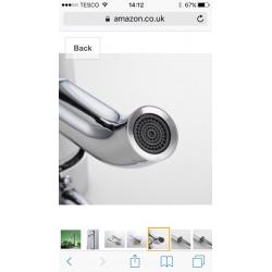 Flip top bathroom tap
