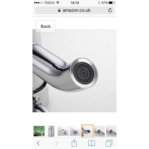 Flip top bathroom tap