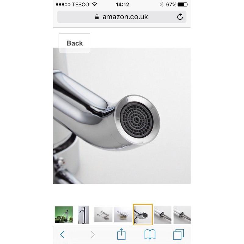 Flip top bathroom tap