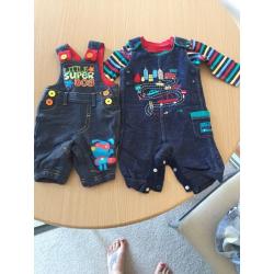 0-3 months boys clothes and vest