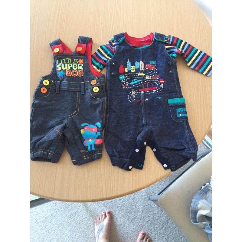 0-3 months boys clothes and vest